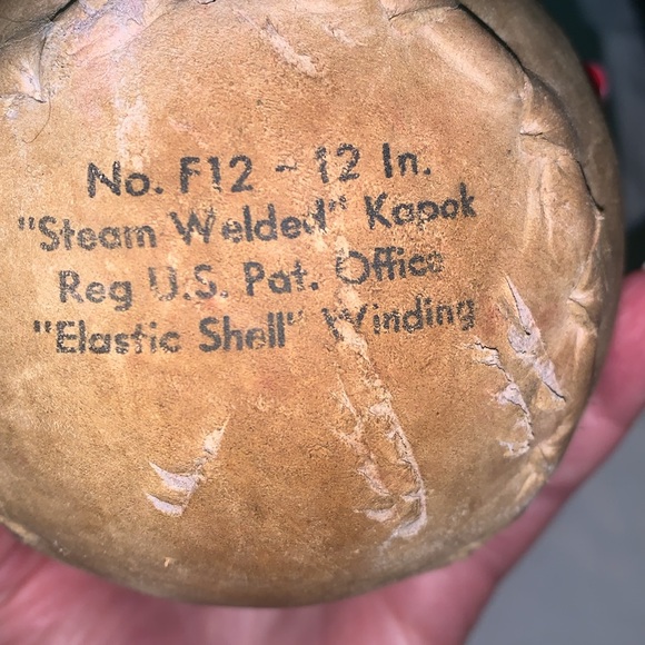 VINTAGE OFFICIAL CLINCHER Double Header Softball - Picture 4 of 6